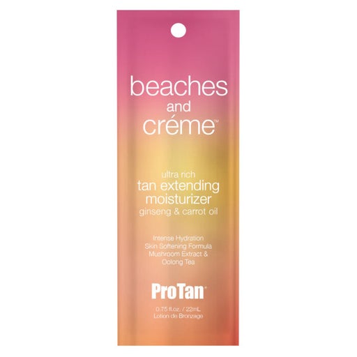 Beaches & Cream Tan extending moisturiser Sachet