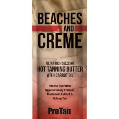 beaches and cream hot tanning butter sachet