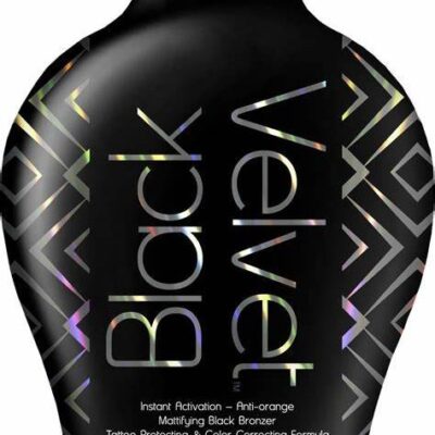 Black velvet bottle